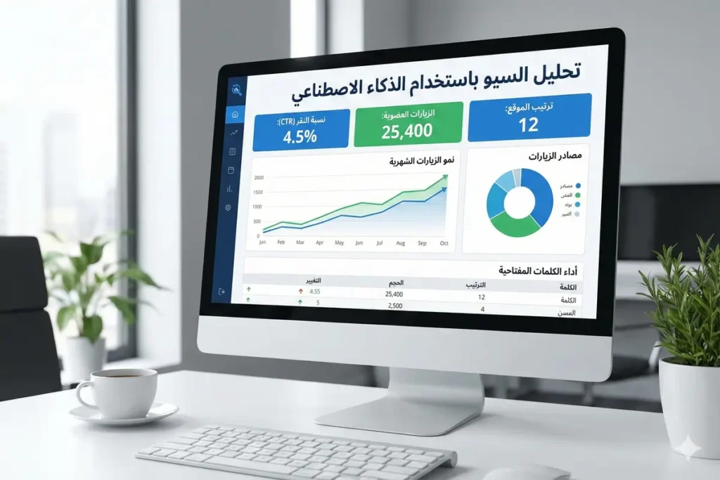تحسين السيو باستخدام الذكاء الاصطناعي لزيادة ظهور المواقع في محركات البحث