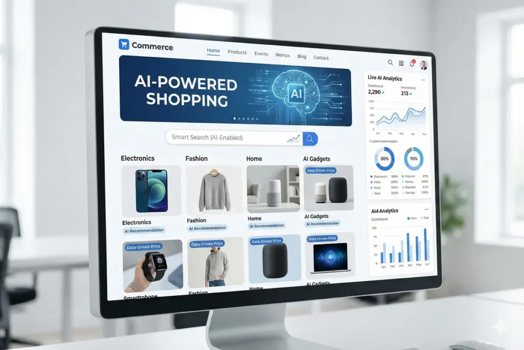 متجر دروبشيبينغ مدعوم بالذكاء الاصطناعي لتحليل المنتجات وتحسين تجربة العملاء