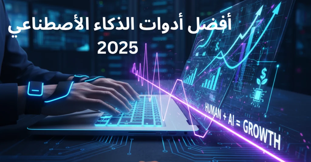 أفضل أدوات الذكاء الاصطناعي في 2025 لزيادة الإنتاجية والربح