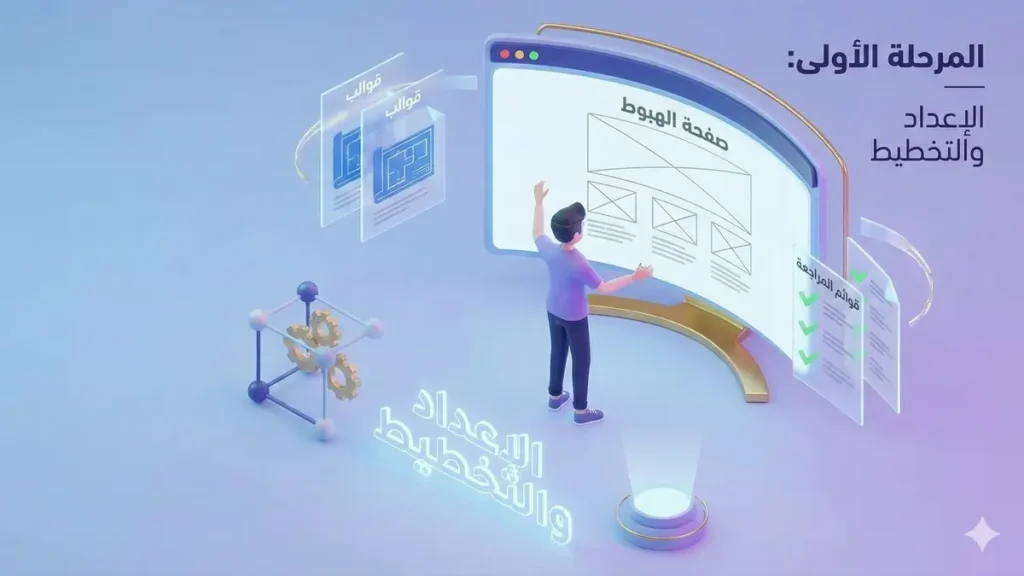 المرحلة الأولى التي تركز على تعلم الأدوات واختيار المجال المناسب ضمن استراتيجيات الربح من الذكاء الاصطناعي في 90 يوم