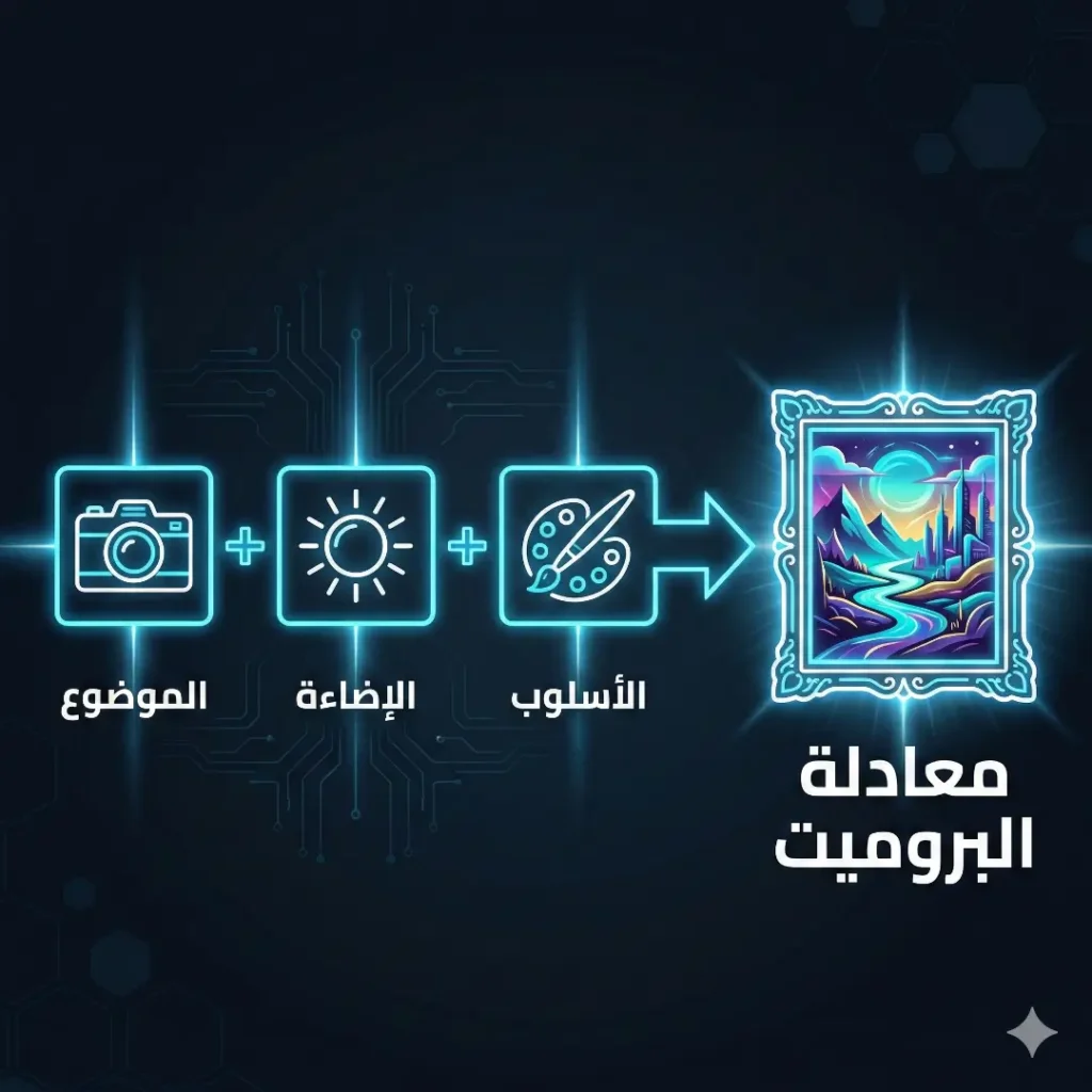 مخطط بصري يشرح تشريح البروميت الناجح.