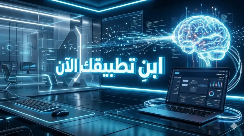 واجهة تطوير تطبيق SaaS بالذكاء الاصطناعي لإنشاء برمجيات بدون كود